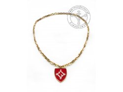 CH-02 Collar - neck chain of the Charles de Bold with custom heraldic Shield