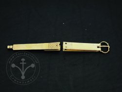 St-19 Buckle and strapend set for 14th-15th cent.