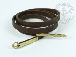 000BS01 Medieval belt with stamped decoration