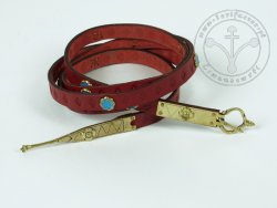 000BS06 Medieval belt with mounts