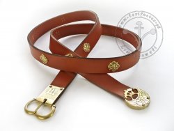 047N Medieval belt for 14th - 15th cent. - for Houppelande dress