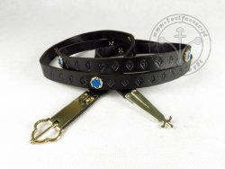 111C Medieval  belt "From France" - with mounts