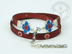 116M.05 "Medallion" women belt with chain - ON STOCK