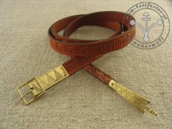 238C Stamped belt "from Gdansk"  for 14 - 15th century 