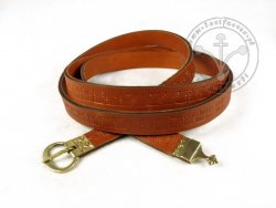 231C Stamped belt for 14-15th century 