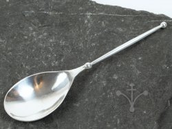 ACA-04 Spoon "with small ball" - silver plated