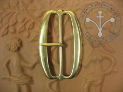 B-038 A big double buckle for baldric