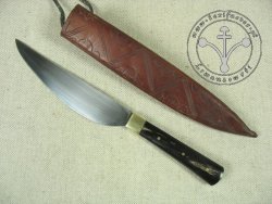 KS-009 Medieval knife with horn handle