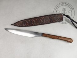 KS-027B Medieval knife with wooden handle
