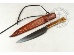 KS-061 Medieval knife with wood handle