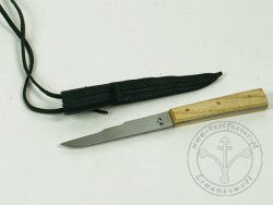 KS-081A Medieval knife with wooden handle