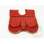 PS-46A Two-panel medieval purse "Engelbrecht" 15th cent. - red