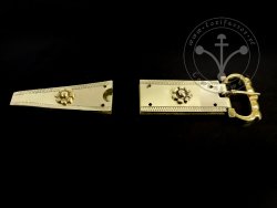 St-14 Buckle and strapend set for 13th cent.